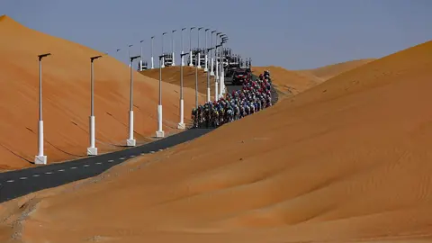 Una imagen de la primera etapa del Tour de Emiratos 2024. (WAM)