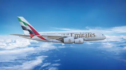 Un Airbus A380 de la aerolínea de Dubai. (Emirates)