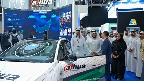 Una perspectiva de la Cumbre Mundial de la Policía en Dubai. (WAM)