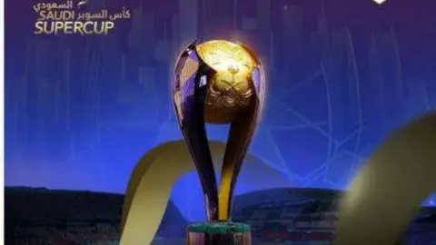 Cartel anunciador de la Supercopa saudí. (WAM)