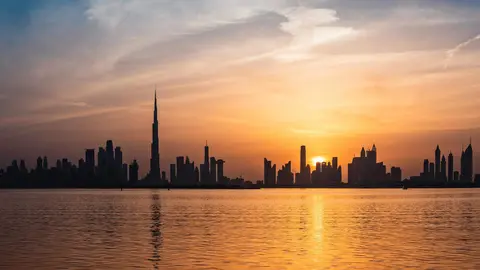 Atardecer vista Dubai. (Imagen Suministrada).