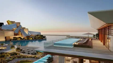 La terraza del ático más caro de Abu Dhabi. (WAM)