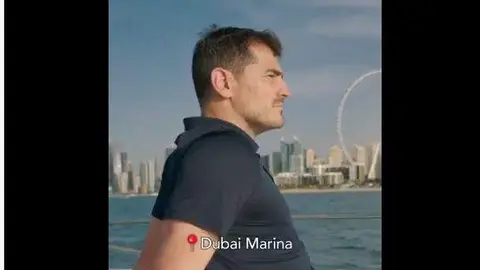 Una captura de pantalla del vídeo promocional de Dubai protagonizado por Iker Casillas. (VisitDubai)