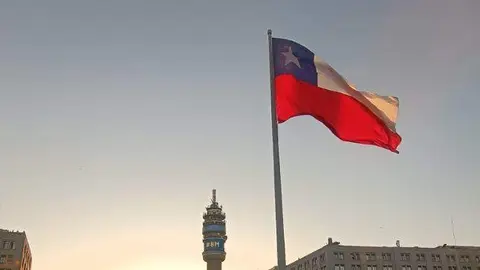 La bandera de Chile a modo ilustrativo. (X)
