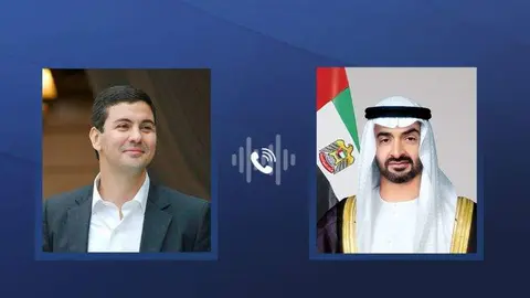 Los presidentes de Paraguay y EAU. (WAM)