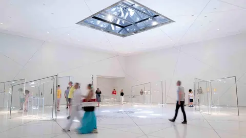 Una imagen de museo Louvre Abu Dhabi. (WAM)