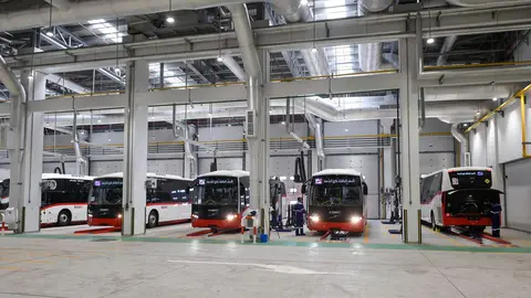 Una estación de autobuses en dubai. (RTA)