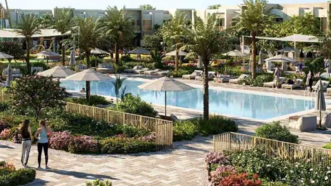 Una imagen de la urbanización Villanova en Dubai. (X)