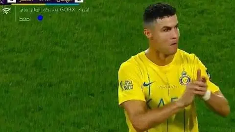 Cristiano Ronaldo durante el encuentro en Abu Dhabi. (X)