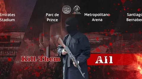 La imagen suministrada por los terroristas. (X)