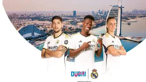 Promoción entre Visit Dubai y el Real Madrid.