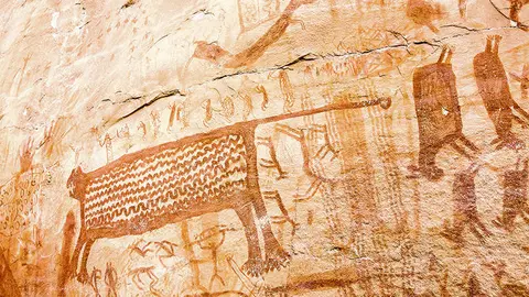 Chiribiquete alberga más de 200.000 pinturas rupestres, algunas con 20.000 años de antiguedad. (Fuente externa)