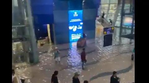 Una estación del Metro de Dubai. (X)