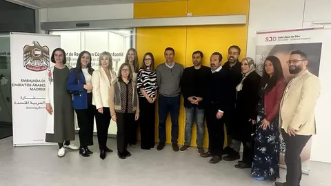 Asistentes al iftar organizado por la Embajada de EAU en España. (Cedida)