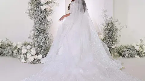 La princesa Mahra el día de su boda. (Instagram)