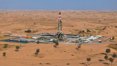 Nuevo campo de gas descubierto en Sharjah. (WAM)