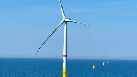 El parque eólico está en Alemania frente a la costa de Pomerania. (Iberdrola)