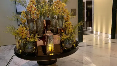 Un diseño floral en Emiratos Árabes Unidos. (EL CORREO)