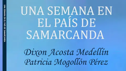 Detalle de la portada 'Una semana en el país de Samarcanda'.