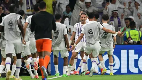 El Al Ain celebra la victoria. (WAM)