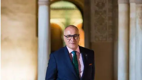 El director general del Patronato de la Alhambra y el Generalife. (Cedida)