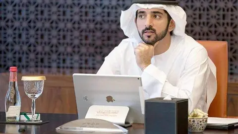 Imagen de archivo del jeque Hamdan bin Mohammed bin Rashid Al Maktoum, príncipe heredero de Dubai. (X/@DXBMediaOffice)