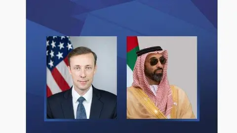 Los asesores de Seguridad de Emiratos y Estados Unidos. (WAM)