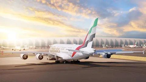 Una imagen del aeropuerto DXB. (Emirates)