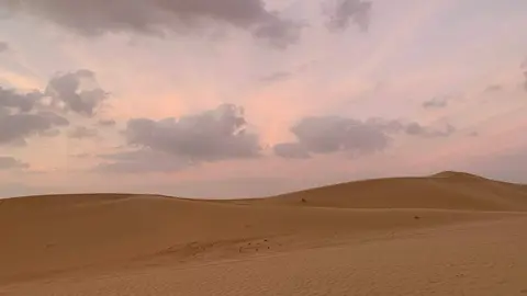 Una imagen del desierto de Dubai. (EL CORREO)
