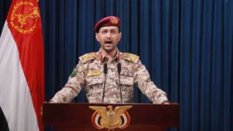 Yahya Saree durante el discurso en un vídeo en X.