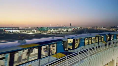 Una imagen del Aeropuerto Internacional de Dubai. (WAM)