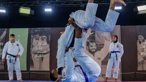 Una pelea de Jiu Jitsu. (WAM)