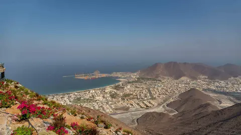 Una imagen de Khorfakkan en la región oriental de EAU. (WAM)