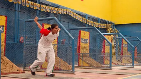 Deportista practica el tejo. (Fuente externa)