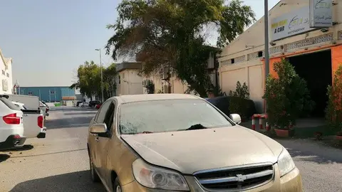 Un coche sucio en Dubai. (EL CORREO)