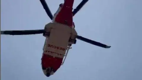 Una captura de pantalla del vídeo difundido por la Policía de Sharjah.