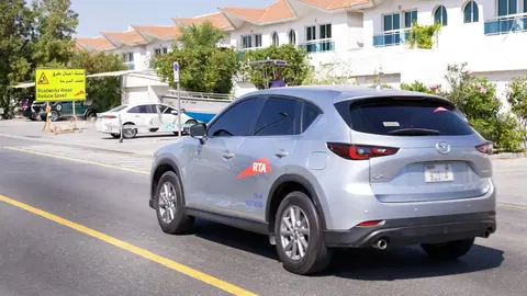 Un coche de la RTA equipado con IA. (WAM)