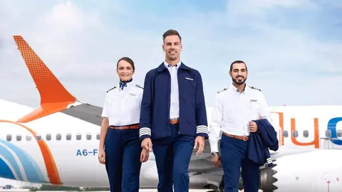 Pilotos de flydubai. (WAM)