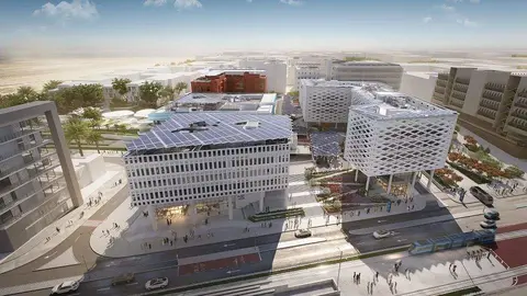 Una imagen de Masdar City. (WAM)