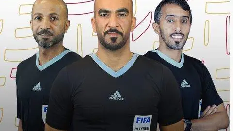 El árbitro emiratí. (WAM)
