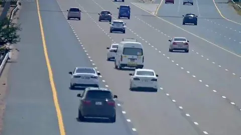 Una captura de pantalla del vídeo difundido por la Policía de Abu Dhabi.