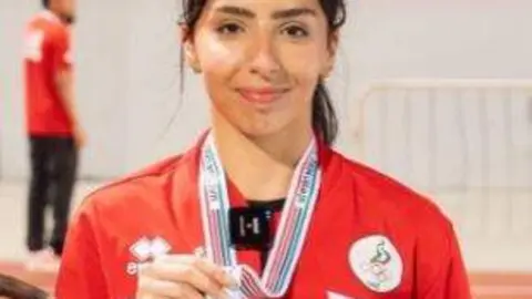 La corredora emiratí Maryam Mohammed Al Farsi. (WAM)