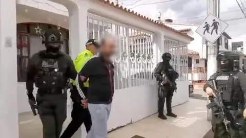 Detención en la ciudad colombiana de Cúcuta Mahdy Akil Helbaw. (Fiscalía de Colombia)