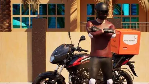 Una captura de pantalla del vídeo difundido por la Policía de Abu Dhabi en Instagram.