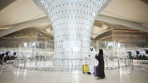 El Aeropuerto Internacional Zayed en Abu Dhabi. (WAM)