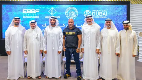 Organizadores del evento. (Dubai Media Office)