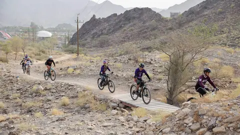 Uno de los senderos en la ciudad de Hatta en el emirato de Dubai. (WAM)