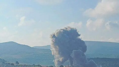 Una explosión en Líbano. (X)