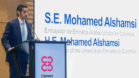 El embajador emiratí en Colombia. (WAM)