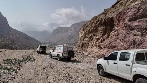 La Media Luna Roja de Emiratos en Yemen. (WAM)